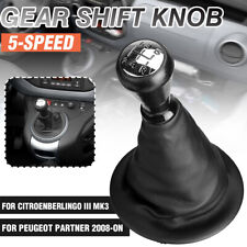 5 Speed Gear Shift Knobgaiter For Citroen Berlingo Iii Peugeot Partner 2008
