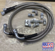 Ss Braided Transmission Cooler Hose Lines Fittings Th350700r4th400 52 Length
