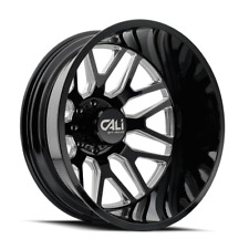 Cali Off-road 9115d Invader Dually Rear 24x8.25 Gloss Black Milled 8x200