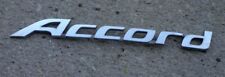 Honda Accord Emblem Badge Decal Logo Trunk Rear Chrome Script Oem Genuine Stock