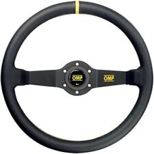 Omp Racing Rally Dished Steering Wheel 350mm - Large Leather Black