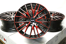 18 Black Red Wheels Rims Honda Civic Accord Lexus Gs300 Gs350 Is300 Is350 Camry