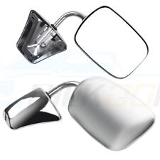 Chrome Manual Fold Side View Mirrors Pair For 1973-1986 Chevy Gmc Truck