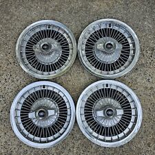 Vintage 1960s Buick Riviera 15 Wire Wheel Spinner Cover Hubcaps Set Of 4 Read