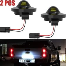2x Led License Plate Light Tag Lamp Assembly Replacement For Ford F150 F250 F350