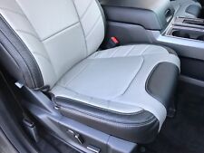 2015-20 Ford F150 Supercrew Xlt Leather Seat Covers Limited Black Gray Upgrade