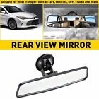 Car Interior Rear View Mirror Wide Flat Suction Cup Universal Angle Adjustable