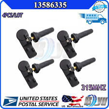 New Tire Pressure Monitoring Sensors Fit For Chevy Gmc 13586335 Set Of 4pcs Tpms