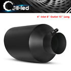 Truck Diesel Exhaust Tip 4 Inlet 8 Outlet 15long Stainless Tip Pipe Angle Cut