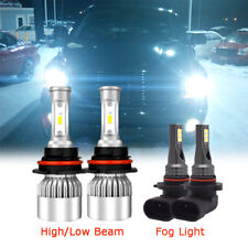For Ford Expedition 1999-2002 Led Headlight Fog Light Bulbs 6000k Kit White