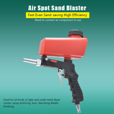 Portable Media Spot Sand Blaster Gun Hand Held Air Gravity Feed Sand Blaster Red