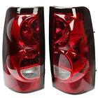 2pcs Red Tail Lights Brake Lamps For 2003-2006 Chevy Silverado 1500 2500 3500 Hd