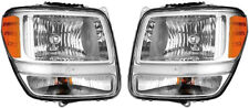 Dodge Nitro 2007 2008 2009 2010 2011 Left Right Headlights With Light Bulbs