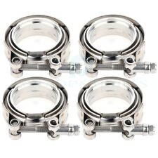 4 X 2.25 Universal Zinc Plated Iron V-band Turbo Pipe Exhaust Flange Clamp