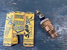 Vintage Benfords Monarch Golden Giant 24k Gold Coated Spark Plug