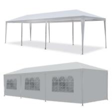 10x30 Outdoor Canopy Tent Party Wedding Tent Pavilion 8 Removable Walls White