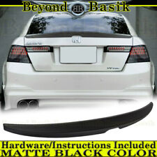 2008-2012 Honda Accord 4 Door Sedan Factory Style Spoiler Trunk Wing Matte Black
