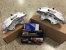 2009-12 Cadillac Cts-v Brembo Silver 6 Piston Front Calipers Pads Pin Kit Zl1