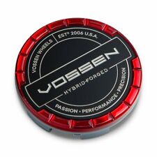 Vossen Hybrid Forged Billet Center Cap Red For Vf Hf Series Wheels - Qty 4