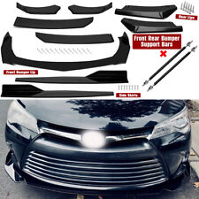 For Toyota Camry Front Rear Bumper Lip Spoiler Splitter Body Kit Side Skirt