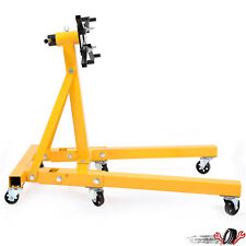 2000lb Adjustable Engine Stand Folding Motor Hoist Dolly Mover Auto Repair Steel