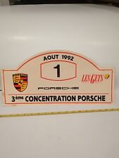 Vintage Porsche German Startet 356 Sign 1992 Number 1