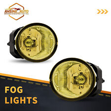 Black Yellow Fog Lights For 2001-2004 Nissan Frontier Projectors Driving Lamps