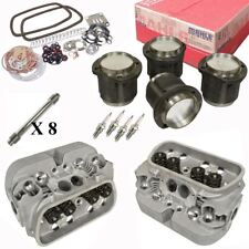 1776cc Air-cooled Vw Bug Engine Rebuild Kit Top End Gtv-2 Heads Mahle Pistons