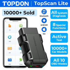 Topdon Topscan Obd2 Scanner Full System Code Reader For Iphone Android