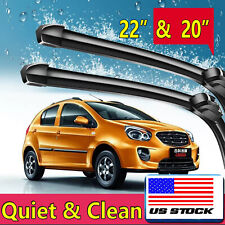 For 2016-2023 Toyota Tacoma Windshield Wiper Blades J-hook Hybrid Silicone