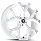 22 Xcess Wheels X05 White Machined Rims