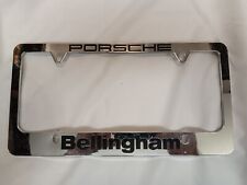 Porsche Bellingham Washington Car Dealer Plastic License Plate Frame