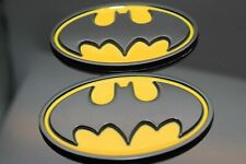2pcs Metal Batman Dark Knight Mask Car Emblem Badge Motorcycle Decal Sticker