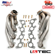 Ltec Shorty Headers For Ford F-150 11-14 5.0l V8 1-58 Exhaust Manifold 409ss