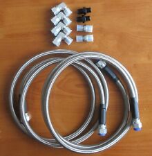 Ss Braided Cooler Lines Hoses Kit For Gm 4l60e 4l65e Automatic Transmission -6an