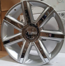 26x9.5 Platinum Style Silver Chrome Rims Wheels Tpms Tires Fit Cadillac Escalade