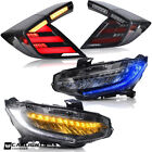 Led Headlights Smoked Tail Lights For Honda Civic Hatchback Type R 2017-2022