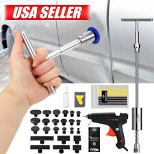 Pdr Car Body Paintless Dent Removal Puller Slide Hammer Tool Glue Gun Repair Kit