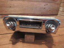Vintage 1950s Chevy Chevrolet Car Tube Am Tuner Radio Complete W Bezel Knobs