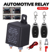 12v Wireless Dual Remote Car Battery Disconnect Relay Master Kill Cut-off Switch