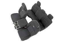 Rough Country Neoprene Front Rear Seat Covers For 2019-2024 Ram 2500 - 91043