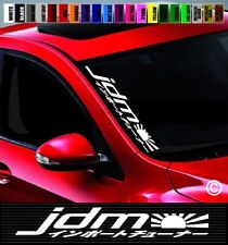 20 Jdm 4 Side Windshield Car Decal Sticker Japanese Flag Import Kanji Han Race