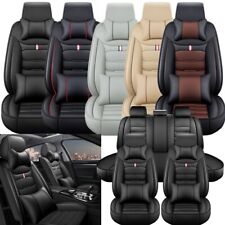 For Honda Ridgeline Leather Car Seat Covers 5-seat Full Set Front Rear Protector