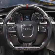 Real Carbon Fiber Sport Steering Wheel For Audi 2008-2012 A4 B9 2008-2010 A5