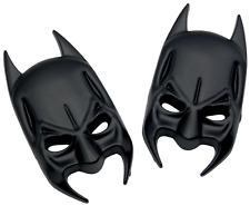 2x Metal Batman Mask Emblem Sticker Star Badges Truck Suv 2.5 X 1.25 Black