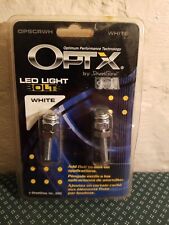 Opt X By Street Glow Opscrwh White Led Light Bolts For License Plates Usa Made