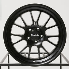 4-new 18 Klutch Sl14 Wheels 18x8.5 5x112 35 Matte Black Rims 73.1