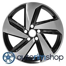 New 18 Replacement Rim For Volkswagen Gti Golf 2018-2021 Wheel Machined Black