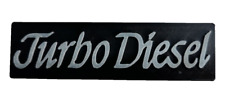 Turbo Diesel Emblem Volvo 740 744 745 Badge Sign Part Exterior Classic