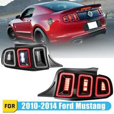 Tail Lights For 2010-2014 Ford Mustang Sequential Signal Brake Taillights